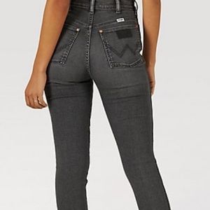Grey/ Black Wrangler Skinny Jeans